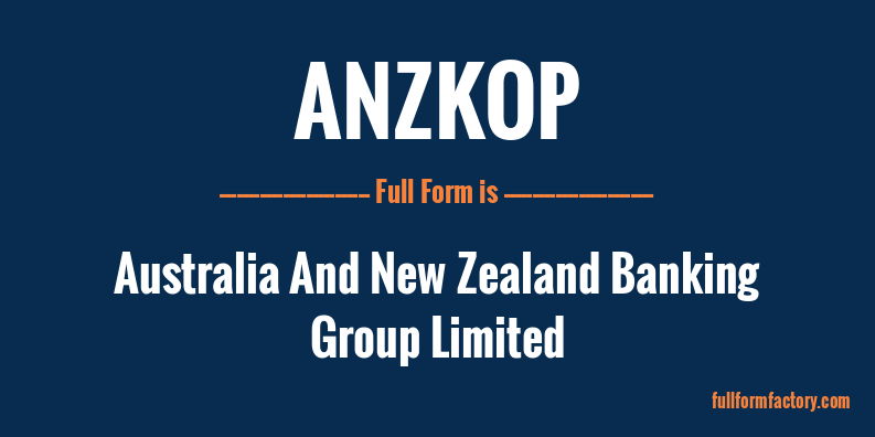 anzkop-full-form