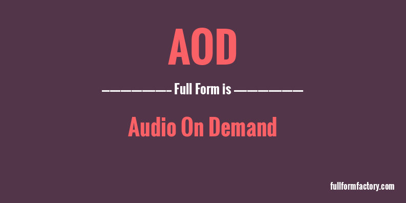 aod-full-form