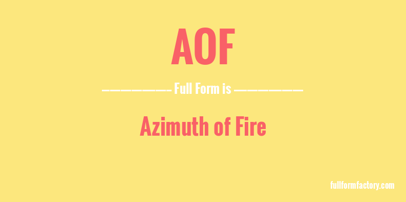 aof-full-form