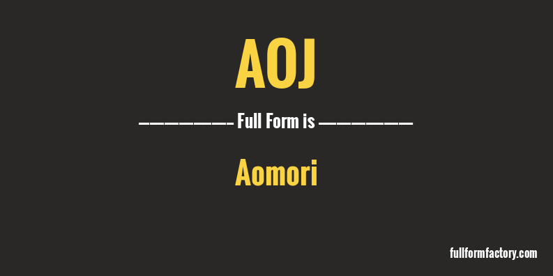aoj-full-form