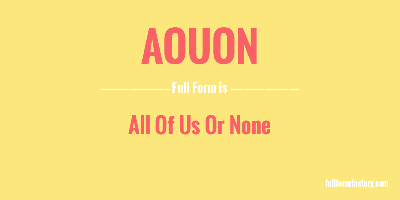 aouon-full-form