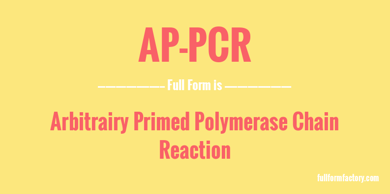 ap-pcr-full-form