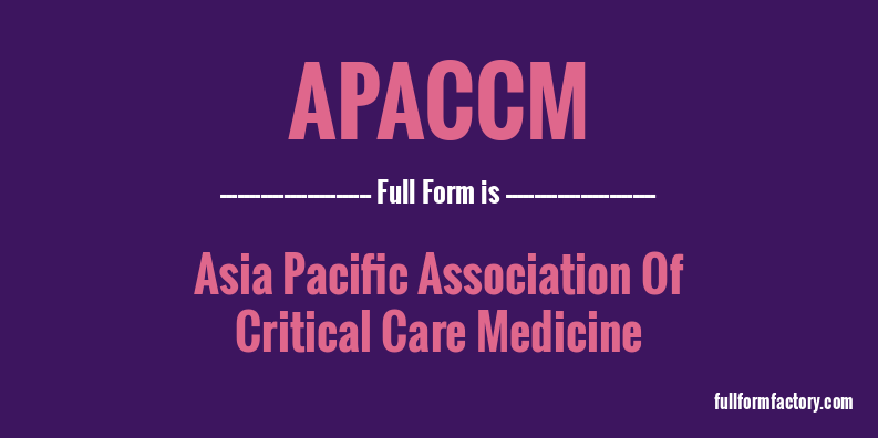 apaccm-full-form