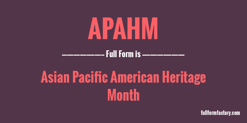 apahm-full-form