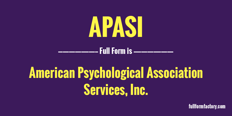 apasi-full-form