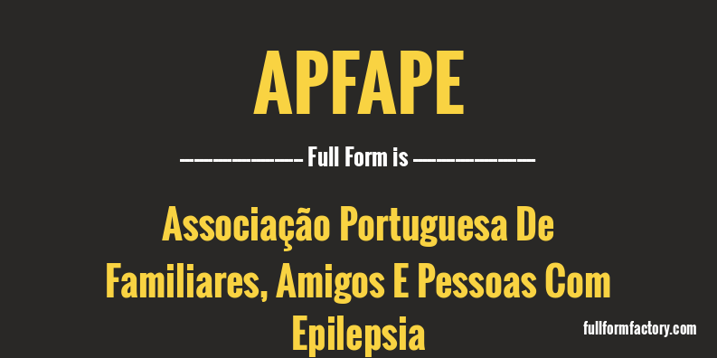 apfape-full-form