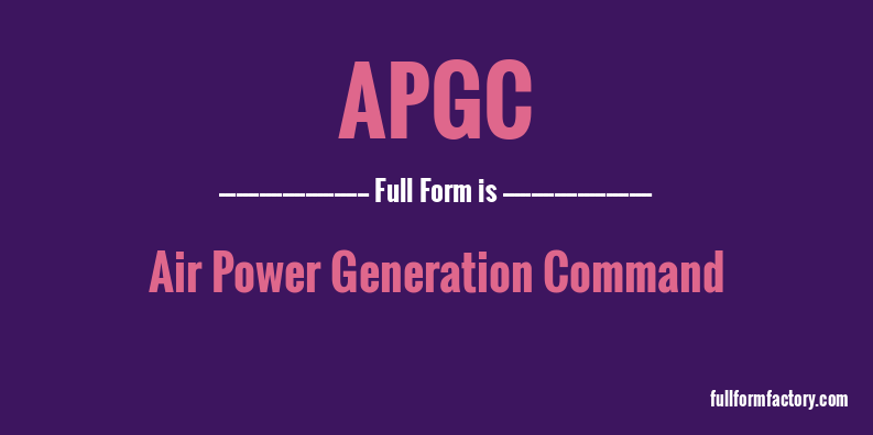 apgc-full-form