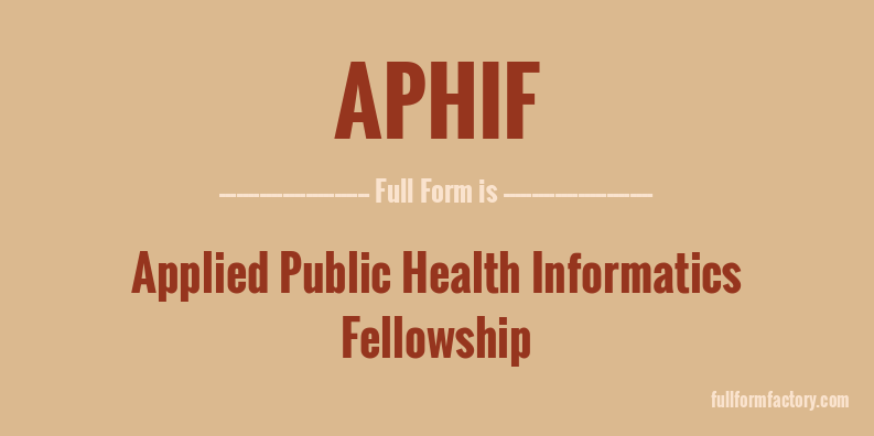 aphif-full-form