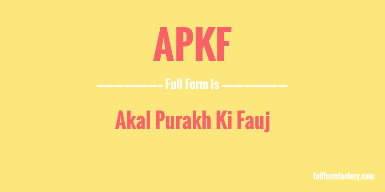 apkf-full-form