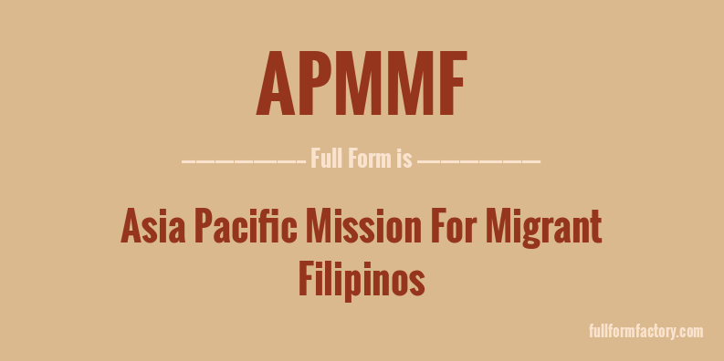 apmmf-full-form
