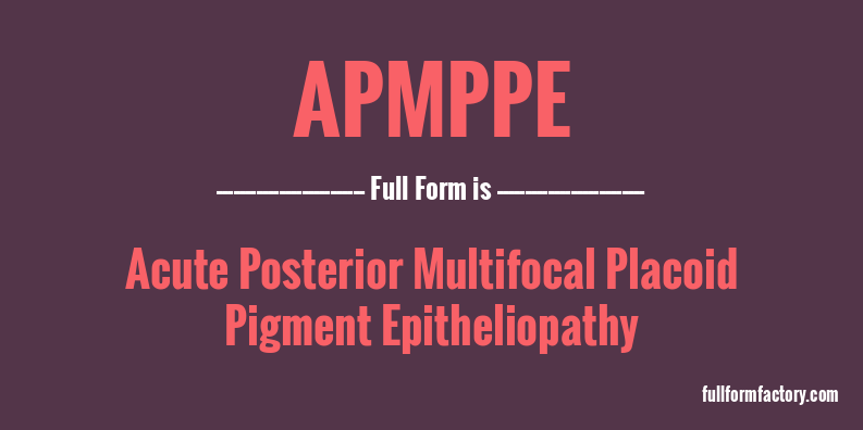 apmppe-full-form