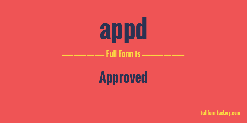 appd-full-form