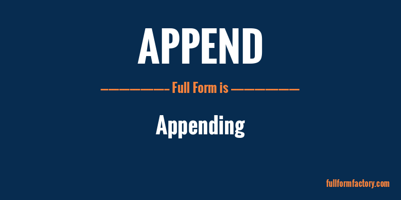 append-full-form