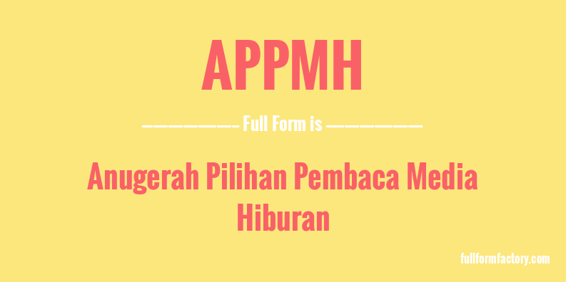 appmh-full-form