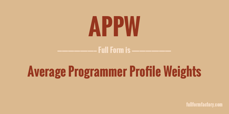 appw-full-form