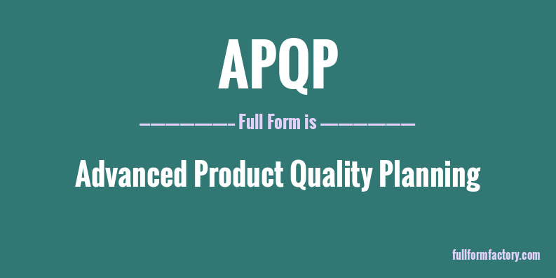 apqp-full-form