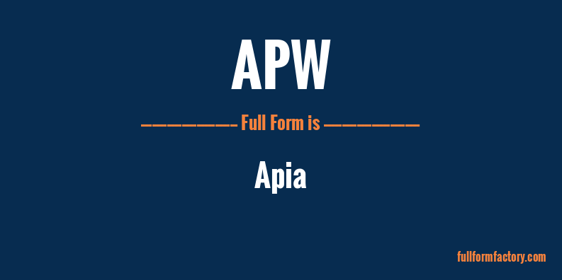 apw-full-form