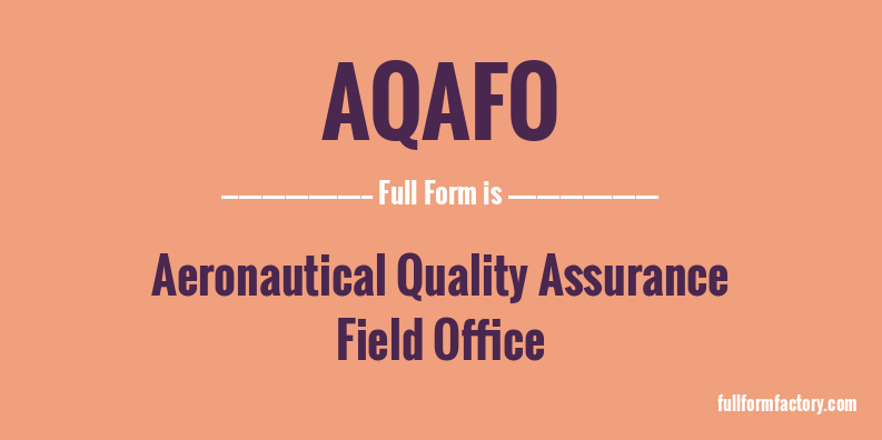 aqafo-full-form