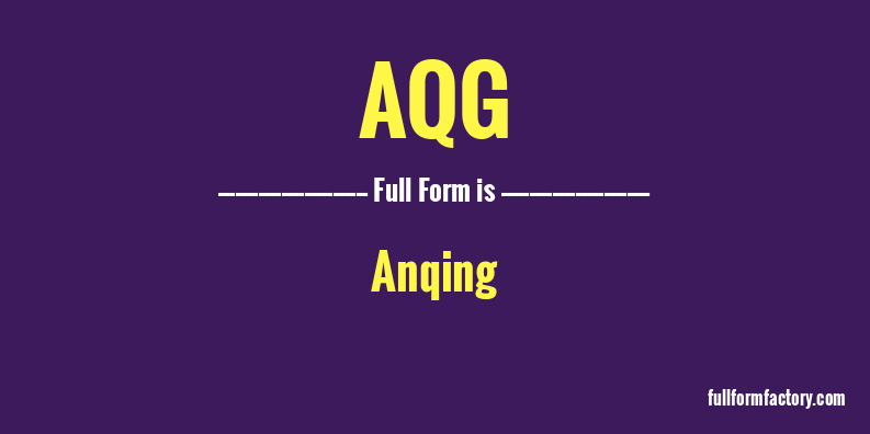 aqg-full-form