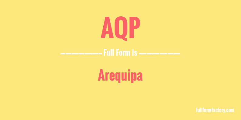 aqp-full-form