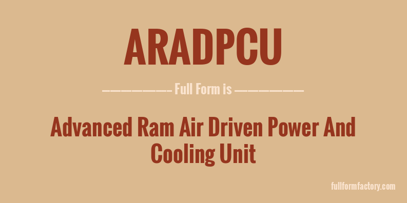 aradpcu-full-form