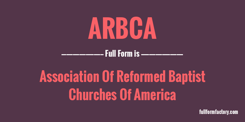 arbca-full-form