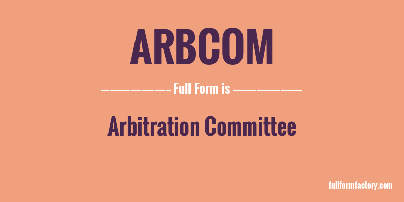arbcom-full-form