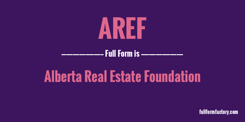 aref-full-form