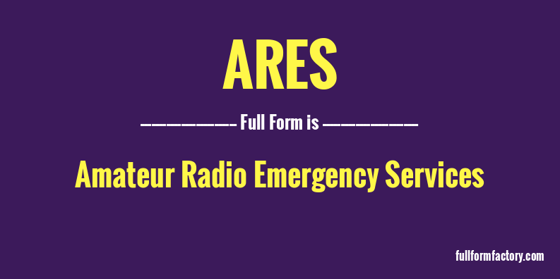 ares-full-form