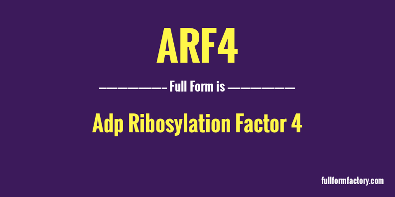 arf4-full-form