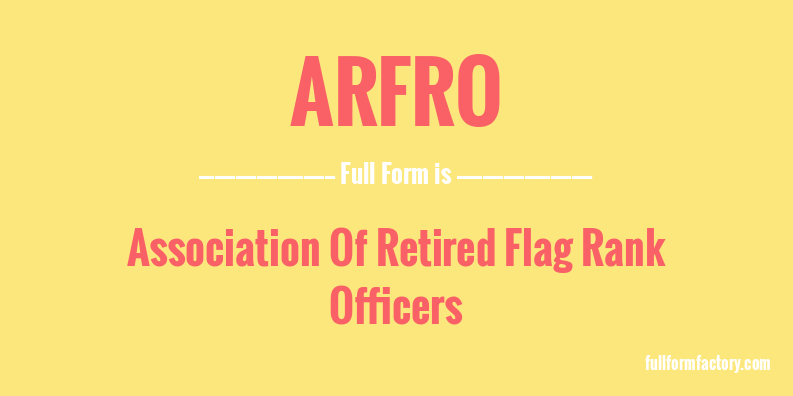 arfro-full-form