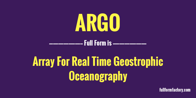 argo-full-form