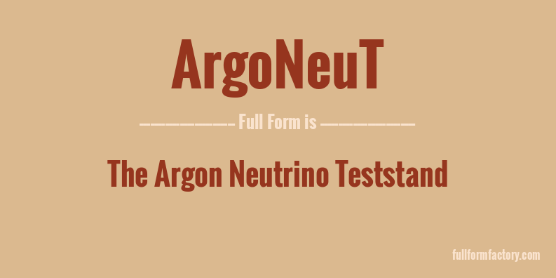 argoneut-full-form