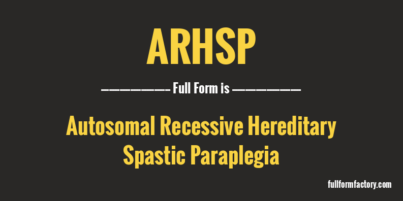 arhsp-full-form