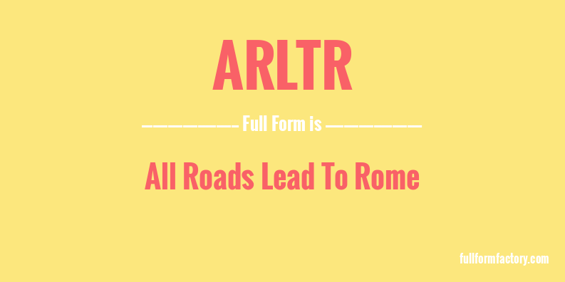 arltr-full-form