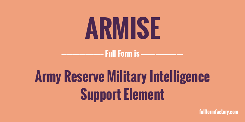 armise-full-form