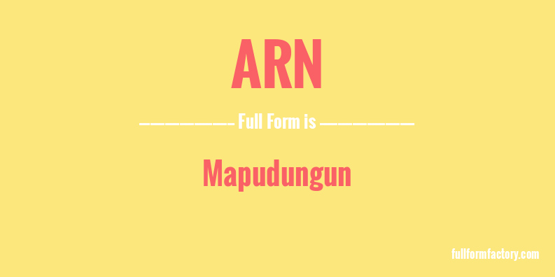 arn-full-form