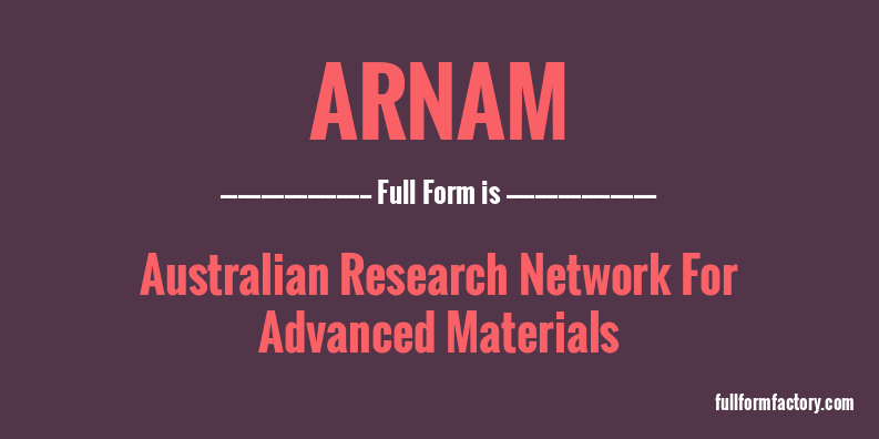 arnam-full-form