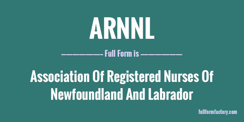 arnnl-full-form