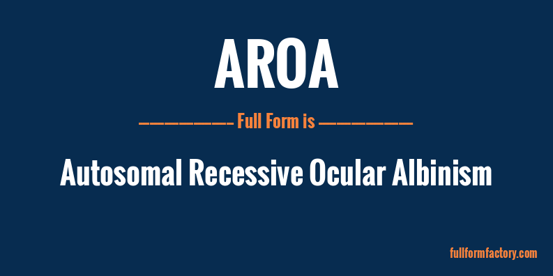 aroa-full-form