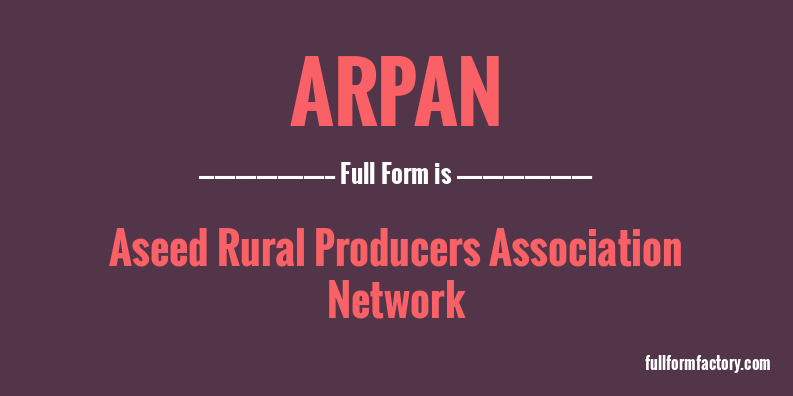 arpan-full-form