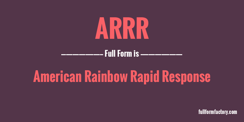 arrr-full-form