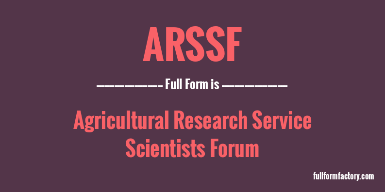 arssf-full-form