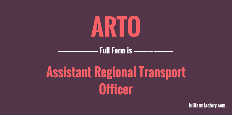 arto-full-form
