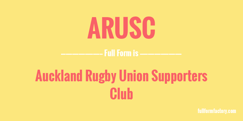 arusc-full-form
