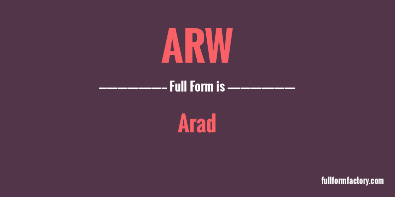 arw-full-form