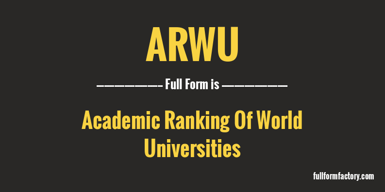 arwu-full-form