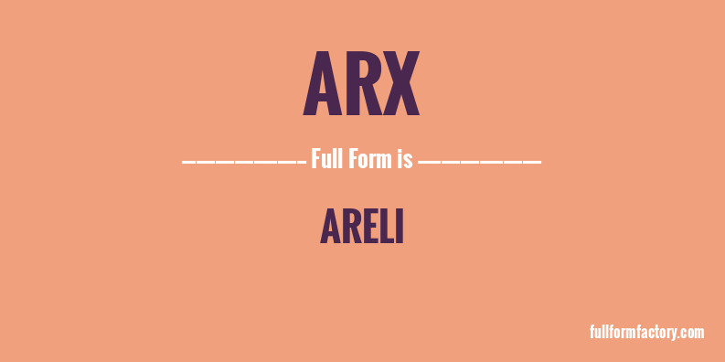 arx-full-form