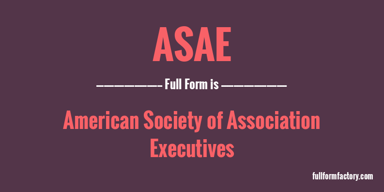 asae-full-form