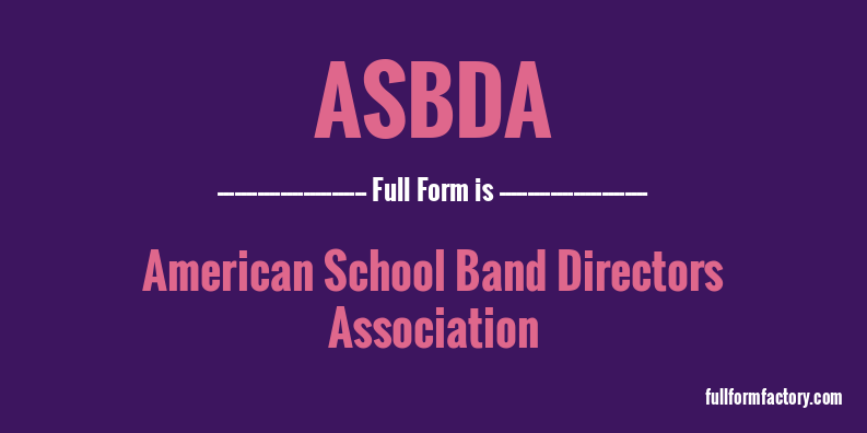 asbda-full-form